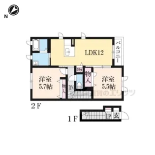 メゾン ド セゾン【205号室】の間取り