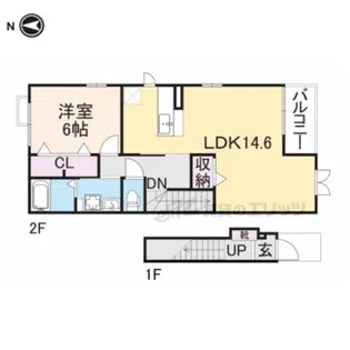 ジュネス?【2階】の間取り