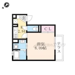 アネックスわたむき【2階】の間取り