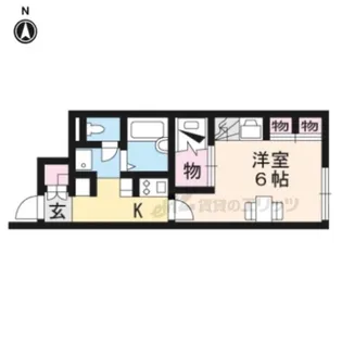 レオパレスブーゲンビリア【104号室】の間取り