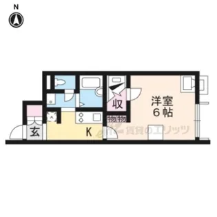 レオネクスト伊吹?【104号室】の間取り