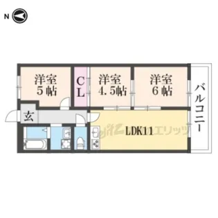 ライゼックス長浜 ?【310号室】の間取り