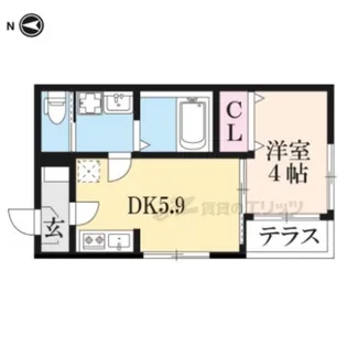 ツバキ【1階】の間取り