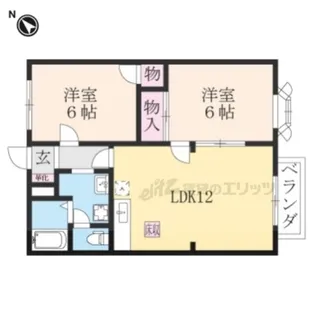 プロムナード【1階】の間取り