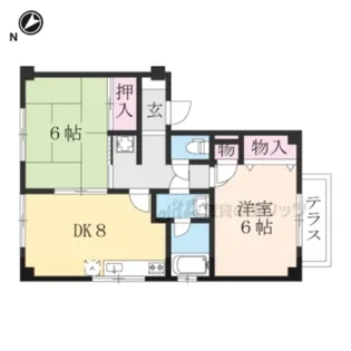 ルミナス【1階】の間取り