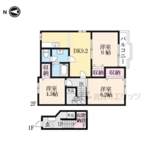 ビバーチェ?【2階】の間取り