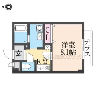 A.E.Mサボヌール【102号室】の間取り