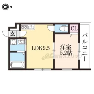 ERRI SUEGA【302号室】の間取り