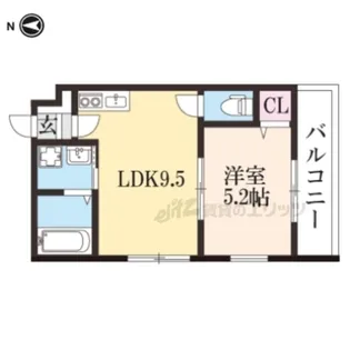 ERRI SUEGA【403号室】の間取り