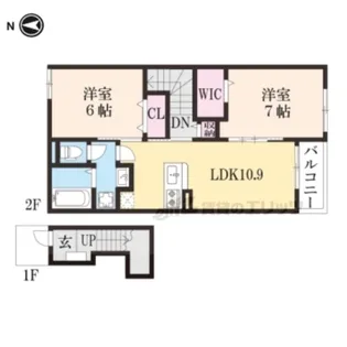 グランヴィア K【2階】の間取り