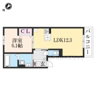 ブルーマンタ【103号室】の間取り