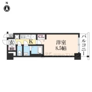 アドバンス京都エーデル【2階】の間取り