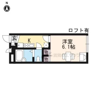 1Kの間取り画像
