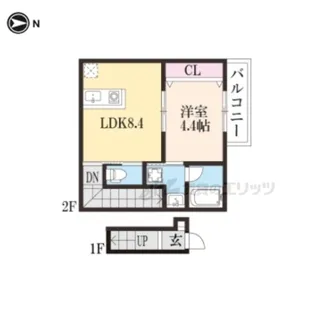 Luana【2階】の間取り