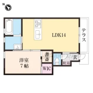 エクセレントスクエア【1階】の間取り