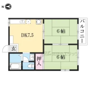 エクセルハイツ【203号室】の間取り