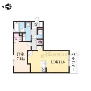 アリビオB棟【2階】の間取り