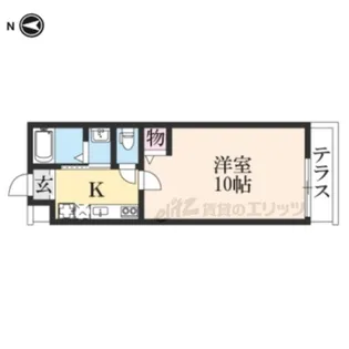 アークリード大津中央【1階】の間取り