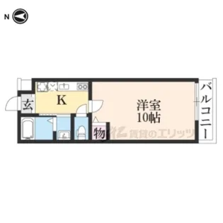 アークリード大津中央【2階】の間取り