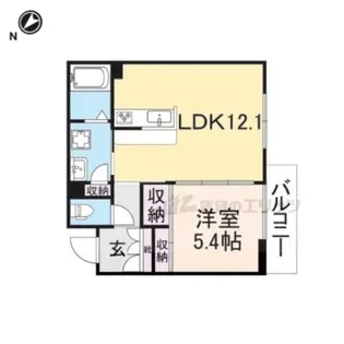 ヴィラコート ワン【302号室】の間取り