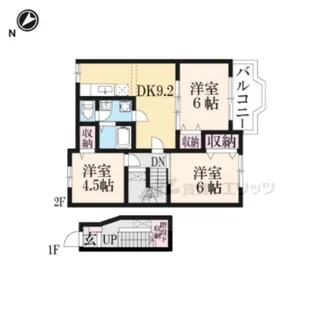 サンセール?【2階】の間取り