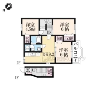 サンセール?【2階】の間取り