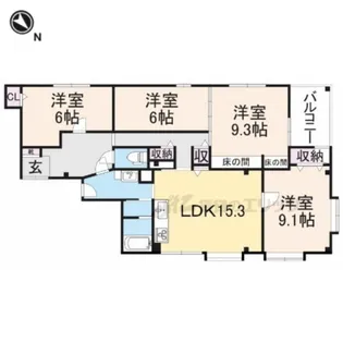 相原ハイツ【2階】の間取り