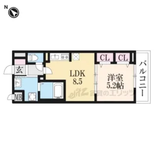 アティオ パパ【3階】の間取り