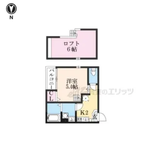 メゾンドセレーノ 【A203号室】の間取り