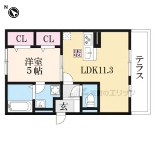 SPARSA【1階】の間取り