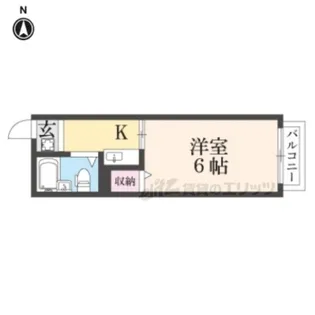 フォーシーズン山田川【211号室】の間取り