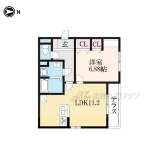 Casa Ciel【1階】の間取り