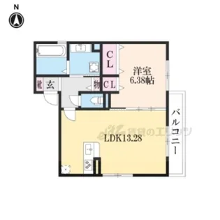 Flat Comfy【3階】の間取り