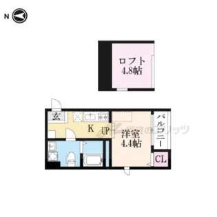 サンライズ十条【2階】の間取り