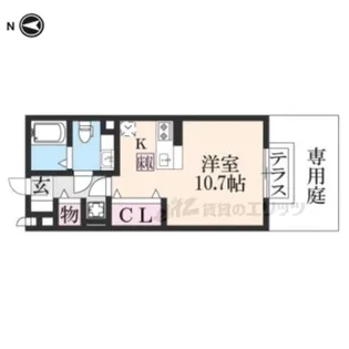 ボヌールメゾン【2階】の間取り