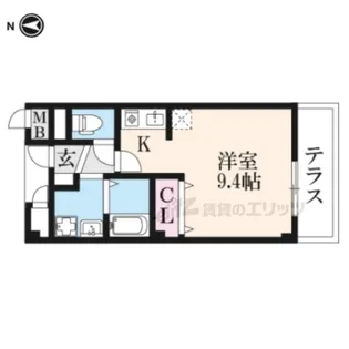 リバーレイクヒルズ【205号室】の間取り