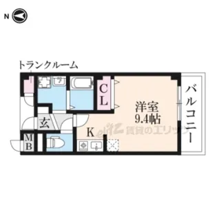 リバーレイクヒルズ【304号室】の間取り