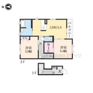 ベル ホープ【207号室】の間取り