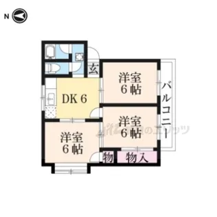 メゾン幸【102号室】の間取り