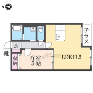 シャトレー伍番館【3階】の間取り
