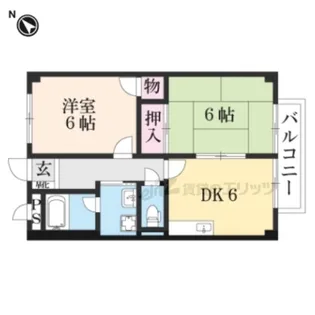 メゾン昴【1階】の間取り