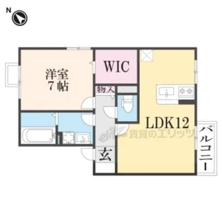 メルベーユ川崎【205号室】の間取り