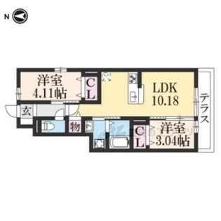 コットンハウス?【1階】の間取り