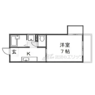 フレグランス並河?【111号室】の間取り