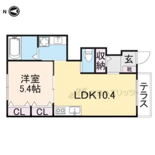 エスポアール?【1階】の間取り