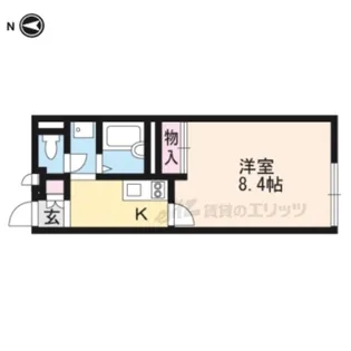 レオネクストココペリ【104号室】の間取り