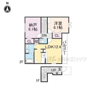 ポラリス【201号室】の間取り