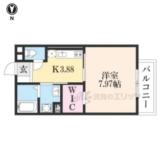 ベルエール地福寺【2階】の間取り