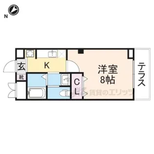 ゼファーハウスK【2階】の間取り