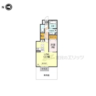 フォルティス【1階】の間取り